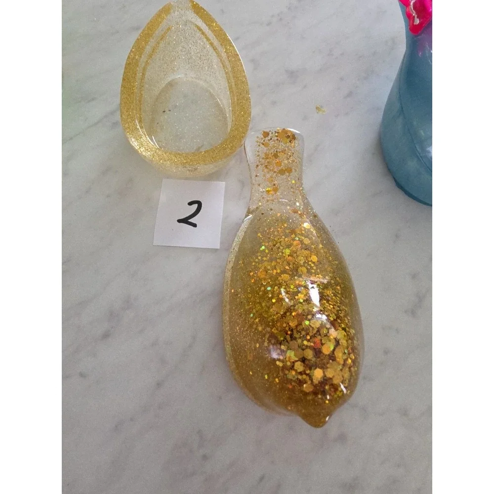 Handmade Resin Bird Jars